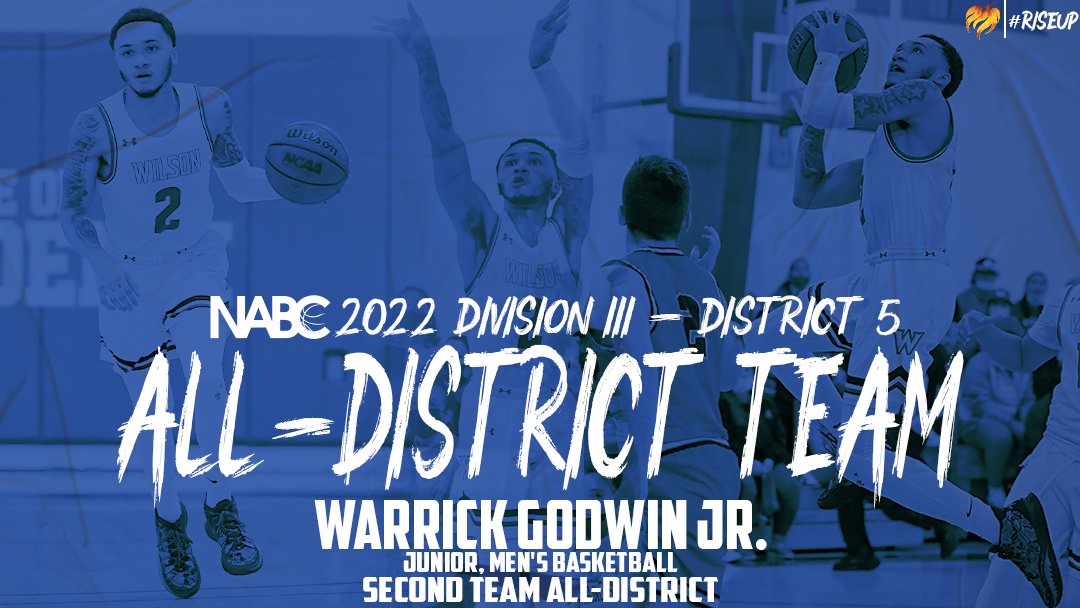 Ignite_the_Fire's tweet photo. The accolades keep rolling in for @WilsonMensHoops junior Warrick Godwin Jr. He earned @NABC1927 All-District Honors! @CSACsports 
#RiseUp #d3hoops 
📰https://t.co/vluDIuoC2q https://t.co/uqZU8sNe0F