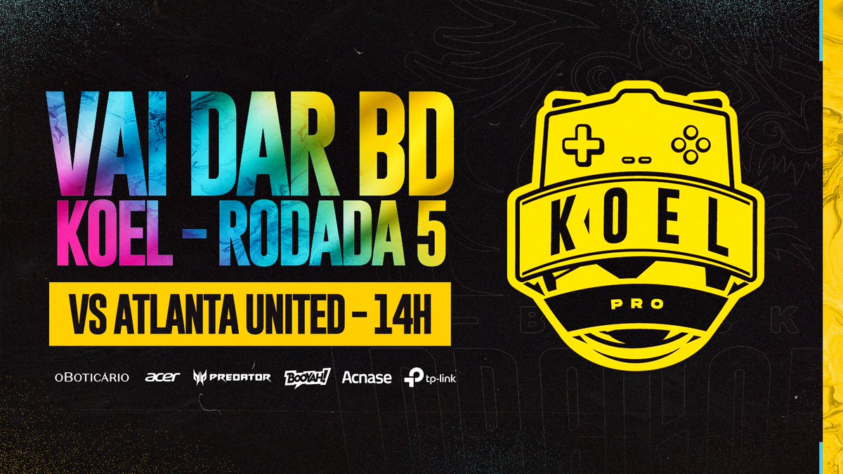 blackdragonsBR's tweet photo. JOGÃO PELA 5ª RODADA DA @koeloficial ⚽️
Duelo vs @ATLUTD começando agora importantíssimo para garantirmos mais alguns pontinhos na tabela 🔥
📺 https://t.co/ILQytufIHM
#GOBD #BDFIFA https://t.co/rynnhJhcBK