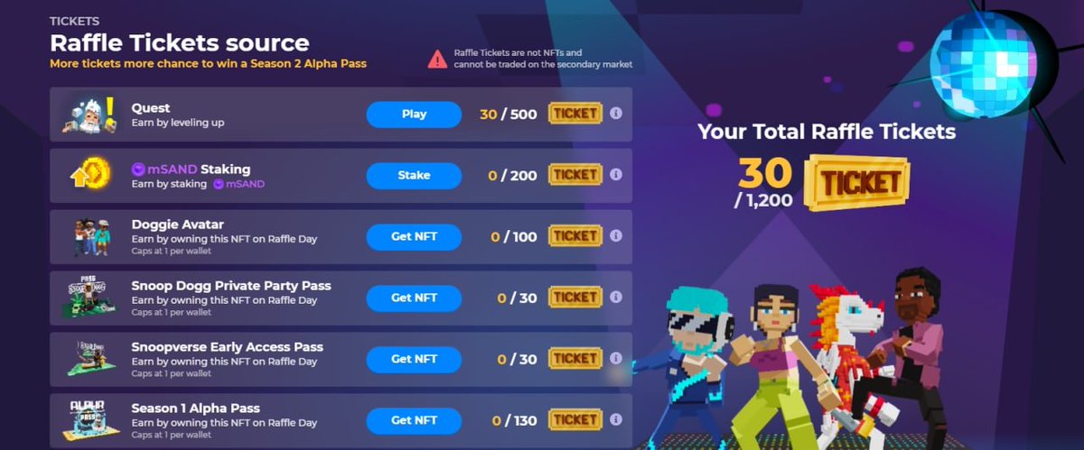 Otnty1's tweet photo. @TheSandboxGame I just participated in the daily #SandboxAlphaS2Contest for a chance to earn up to 1,000 $SAND! Starting March 14 -  Show your Raffle Tickets. Check out my screenshot below! 👇 #SandboxAlphaS2 https://t.co/k5uek3piHW