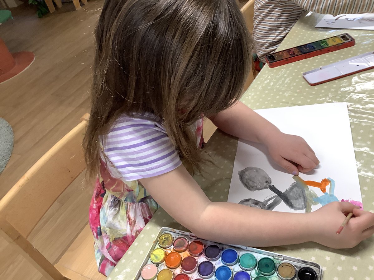 Thinking of others by painting pictures to send to our friends who are isolating with covid. <a href="/NeilHawkes/">Neil ‘The Godfather’ Hawkes</a>