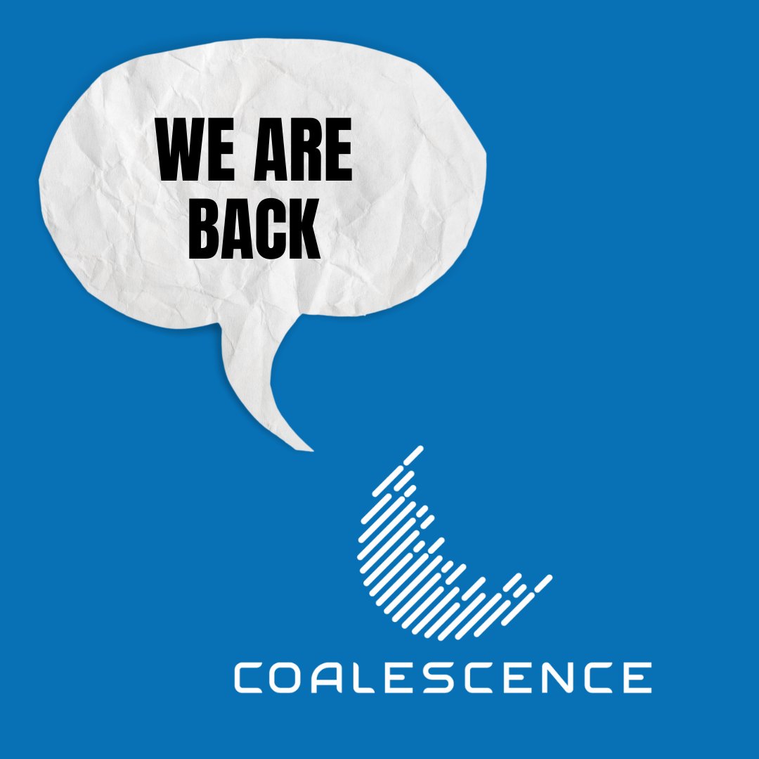 CoalescenceCC's tweet photo. Rejoining the #twitter community after taking some time to refocus. #cloudconsulting #news https://t.co/ErVj3Vejhc
