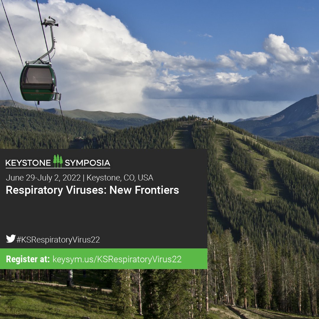 KeystoneSymp's tweet photo. Give a short talk at rescheduled @KeystoneSymp joint meetings on #ViralImmunity & #RespiratoryViruses this June in Keystone!
Abstract submissions due March 23 for selection.
Featuring @CBLopezLab @kedzierskalab @PGTimmune @florian_krammer & more.
https://t.co/Lw4KswHyRn https://t.co/BxHWuAHdTm