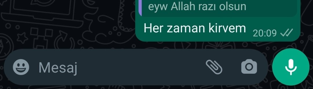 Benim max flortlesme: