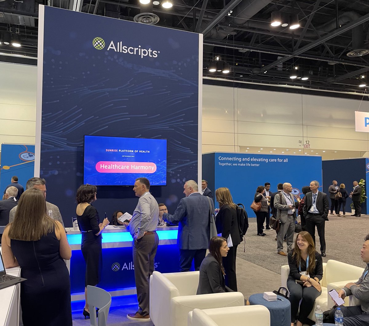 VeradigmNetwork's tweet photo. We are enjoying connecting with @Allscripts Developer Program members at #HIMSS22. Are you ready to integrate your #HealthIT solution? Stop by booth 1279 #OpenADP https://t.co/das0Y7oK9S