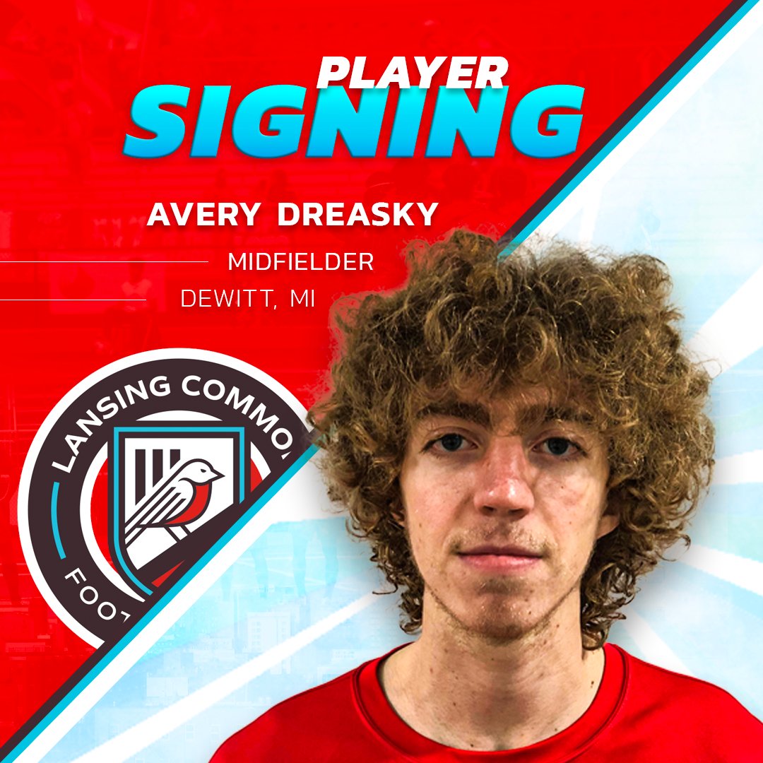 lansingcommonfc's tweet photo. Oaks, on what @ADreasky brings to the squad: "Avery is another young up-and coming player with big goals in mind these next years. He will add even more depth and versatility and I'm excited to see him grow as a player in the short and long term." https://t.co/cpBc5BEO4V