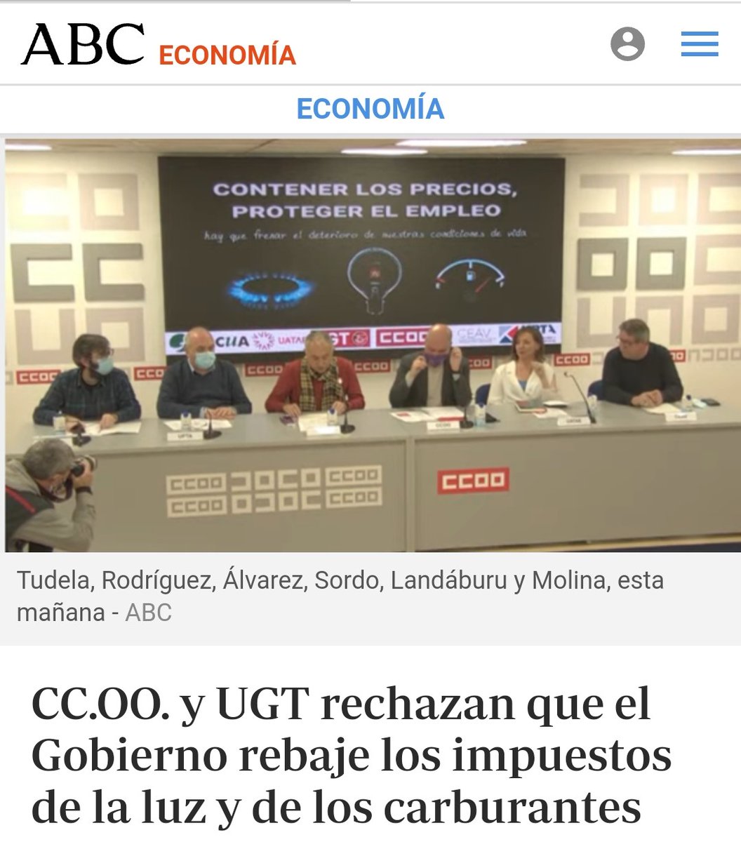 Pronto entrará un partido que os retirará las subvenciones públicas y que investigará a fondo dónde habéis destinado todos estos años hasta el último 1€ recibido en forma de subvenciones millonarias.

Que poco os queda ratas vividores <a href="/UnaiSordo/">Unai Sordo</a> <a href="/UGT_Comunica/">UGT</a> <a href="/CCOO/">Comisiones Obreras</a>
