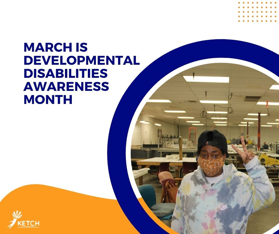 March is nationally recognized as Developmental Disabilities Awareness Month. At KETCH, we celebrate the achievements of our persons served and continue to support their growing opportunities!

#DDAM2022 #WICHITA #nonprofit #ICT #inspiration #Kansas