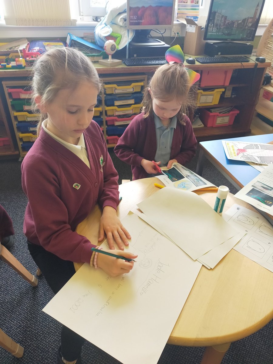 crosshill_ps's tweet photo. Reading buddies #STEM style. Making posters of @JadeHameister . What an inspiration. #PolarExplorerPrigramme #STEMeducation #SAiSWeek  @ScotSTEMAmb https://t.co/7ft4mtqaWd