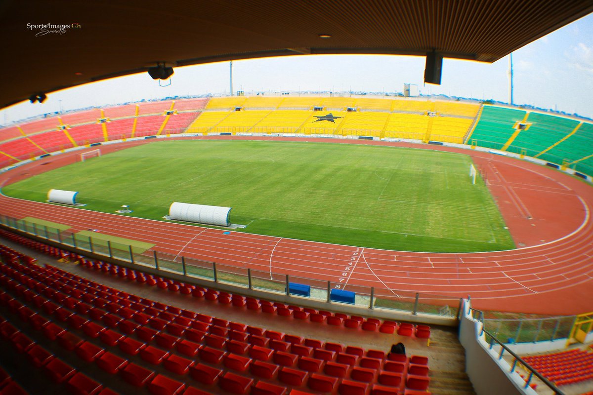 sportsbriefcom's tweet photo. CAF approves Baba Yara Sports to host Ghana - Nigeria clash on 25th March, 2022.

This comes after a CAF Licensing Inspector visited the edifice in Kumasi to inspect the facility for the purposes of the fixture. 

📸: @SamuelloGh (Twitter) https://t.co/xvrOZajusO