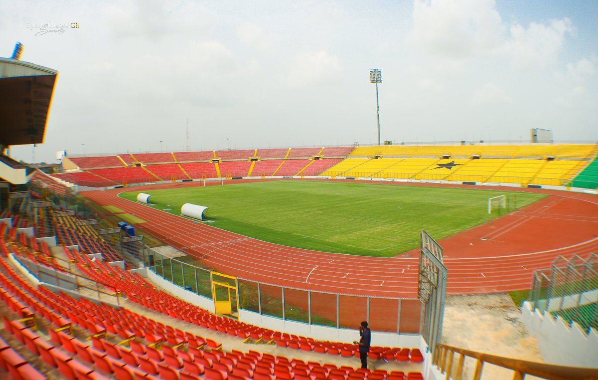 sportsbriefcom's tweet photo. CAF approves Baba Yara Sports to host Ghana - Nigeria clash on 25th March, 2022.

This comes after a CAF Licensing Inspector visited the edifice in Kumasi to inspect the facility for the purposes of the fixture. 

📸: @SamuelloGh (Twitter) https://t.co/xvrOZajusO