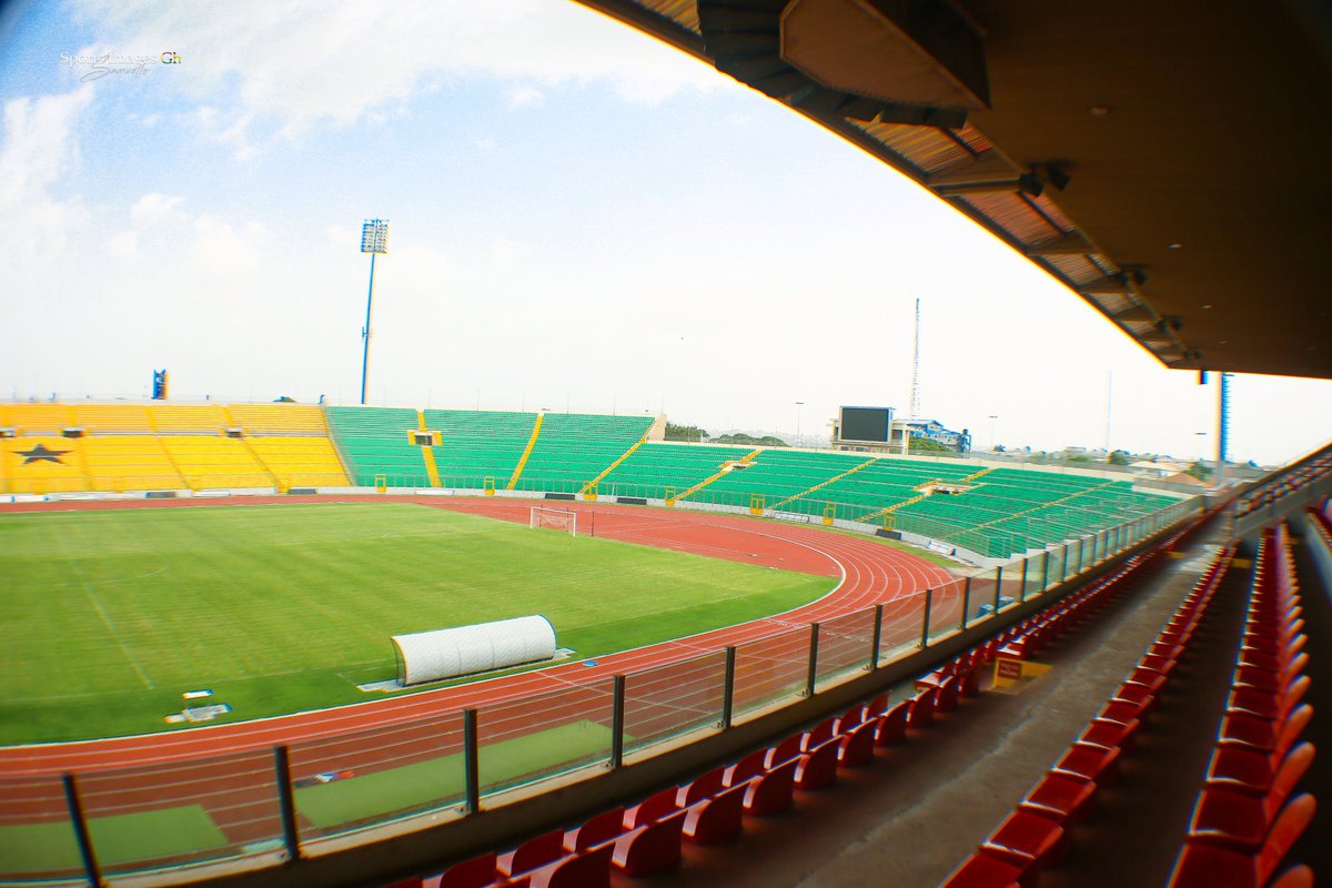 sportsbriefcom's tweet photo. CAF approves Baba Yara Sports to host Ghana - Nigeria clash on 25th March, 2022.

This comes after a CAF Licensing Inspector visited the edifice in Kumasi to inspect the facility for the purposes of the fixture. 

📸: @SamuelloGh (Twitter) https://t.co/xvrOZajusO