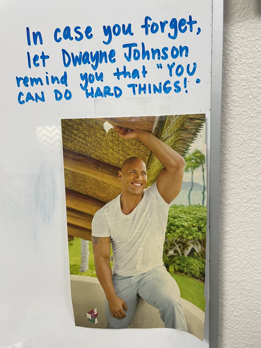 micki_moss's tweet photo. @TheRock as a school nurse the past few years in the midst of a global pandemic, this gentle reminder to myself has kept me going. https://t.co/waeTGGqc62