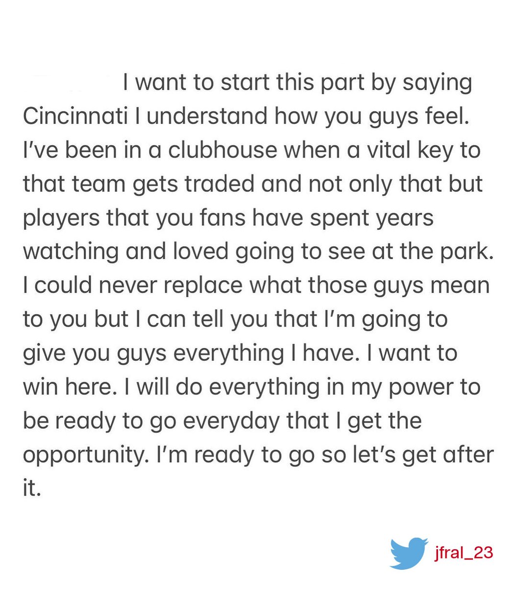 Cincinnati Reds tweet media