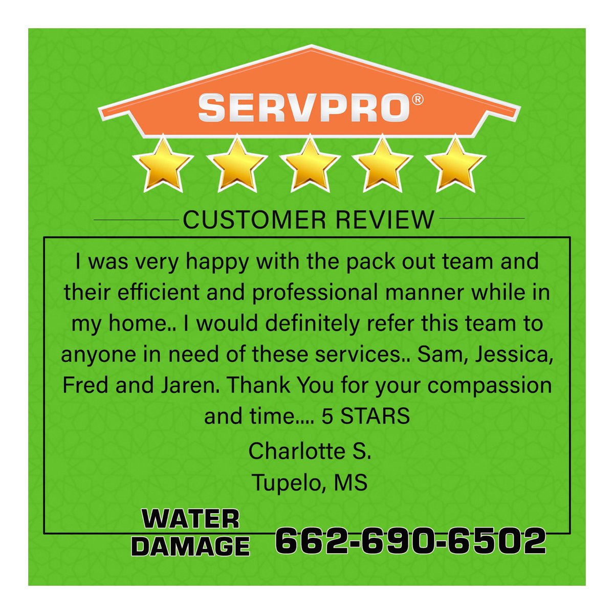 ServproofTupelo's tweet photo. 🧡🧡🧡
#5starreviews #weloveourcustomers #servproclean #tupelomississippi https://t.co/FWo5a3sfoT