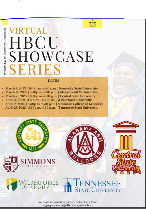 Don't miss out on this event. HBCU showcase
