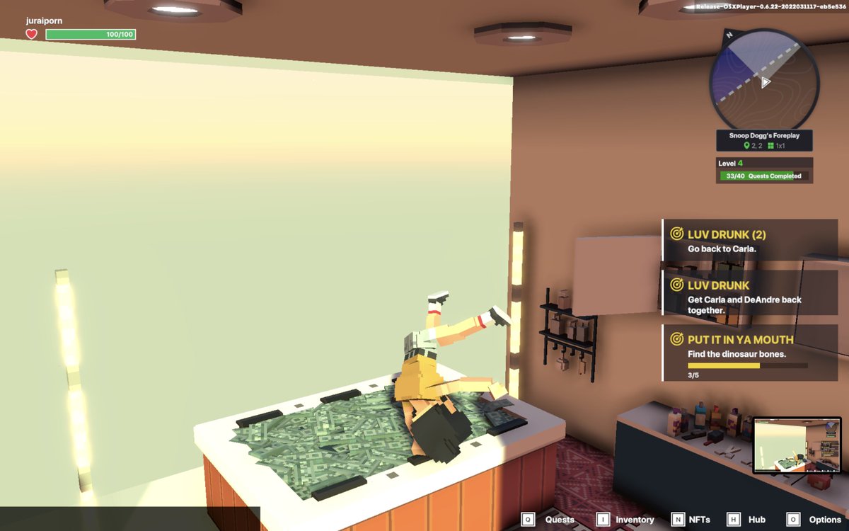 BadtZG's tweet photo. @TheSandboxGame I just participated in the daily #SandboxAlphaS2Contest for a chance to earn up to 1,000 $SAND! Starting March 16 - Take a money bath in Snoop Dogg Mansion. Check out my screenshot below!
👇 #SandboxAlphaS2 https://t.co/TnQrN7g4HM