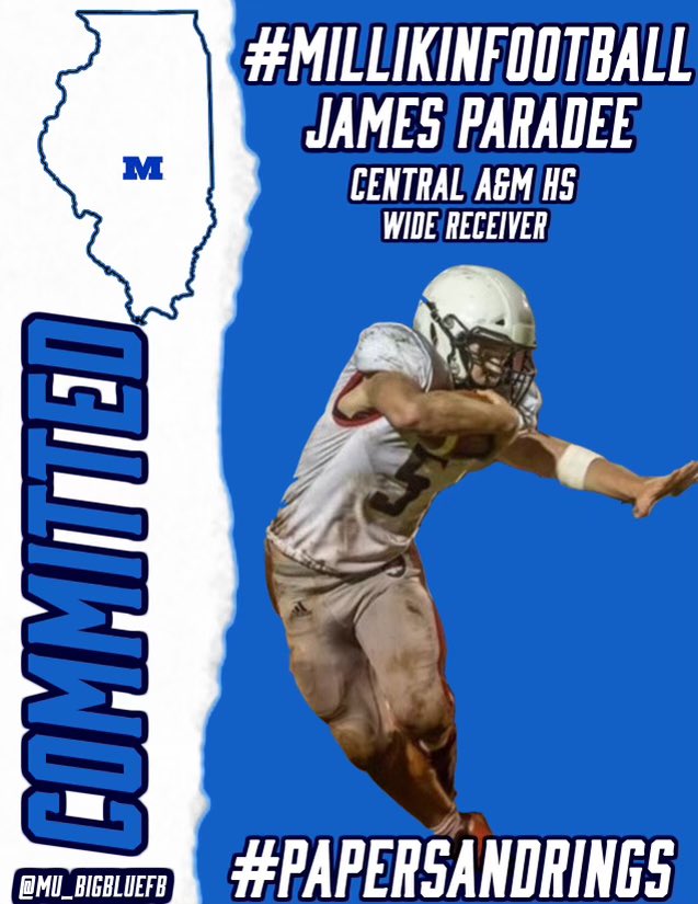 james_paradee's tweet photo. After a lot of thinking I’m very excited to announce that I am going to further my academic and athletic career at Millikin University. Thank you to all my teammates, family, and friends that have helped me get to this point in my life. I’m excited to get to work! Go Big Blue!!! https://t.co/xKx43QTiPb