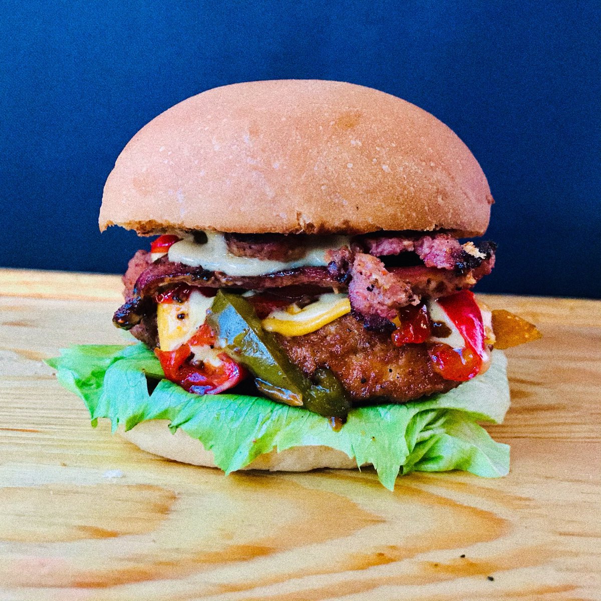 ALLOW US TO REINTRODUCE OURSELVES...

The Fat Kid x The Messy Kid🍔

- Toasted Bun
- Sammy Sauce / Guy Sauce
- Lettuce 
- Smashed Burger Patty / Southern Fried Chicken Patty
- Sharp Cheddar Cheese / Sweet milk Cheese
- Tomato
- Caramelized Onions / Sweet Chilli Peppers
- Chorizo