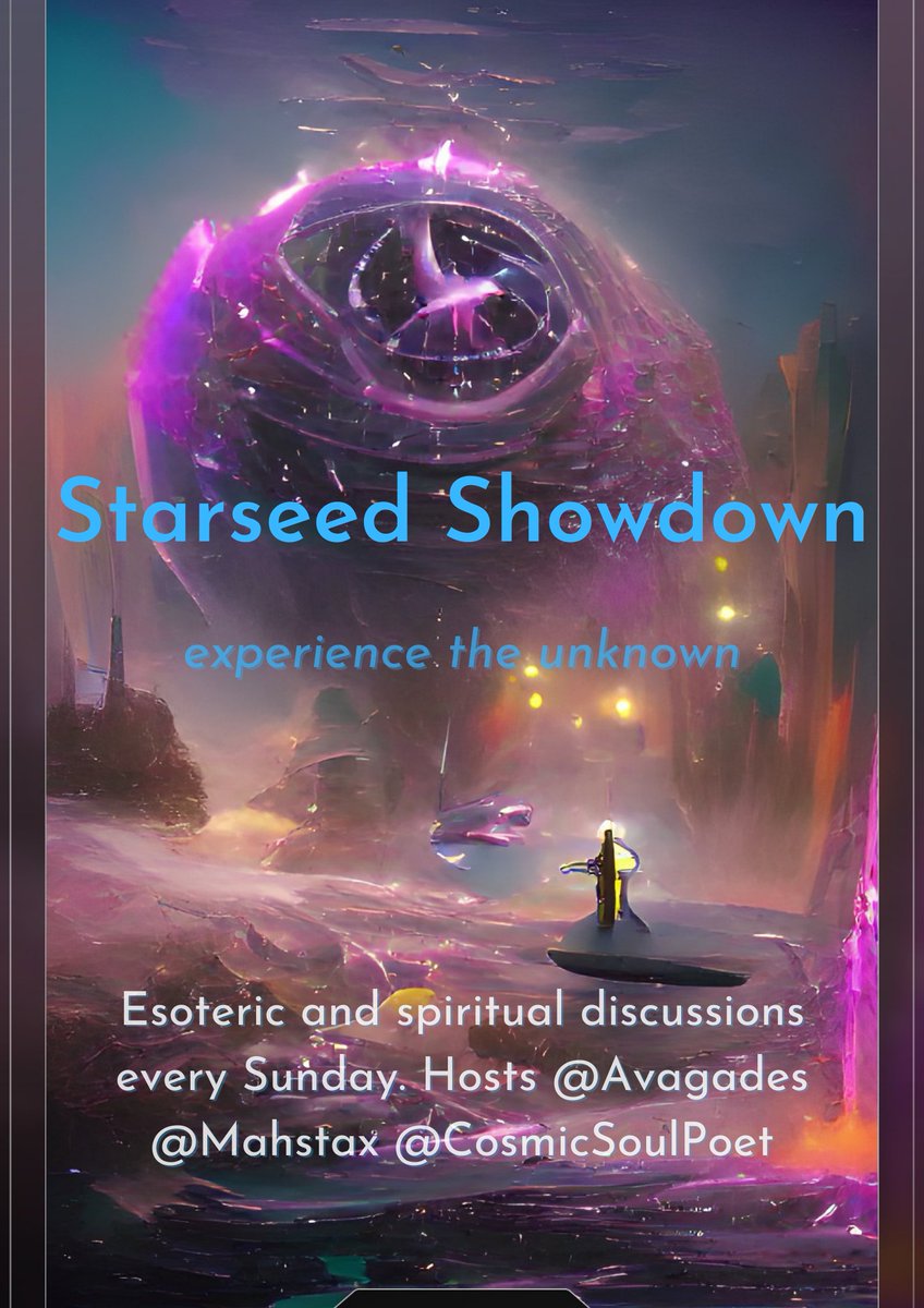 #StarseedShowdown needs a featured guest for this Sunday. Come share your story!

#esoteric #spiritual #paranormal #ufos #acsension #movehumanityforward