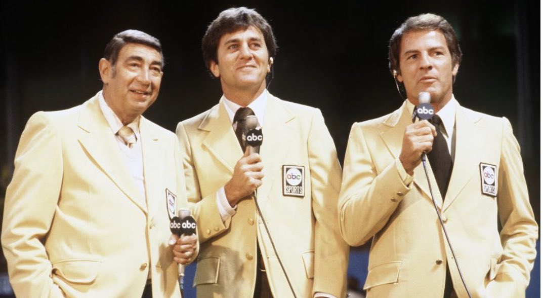 themoderngent's tweet photo. @TroyAikman Congrats on the new gig! NFL has throwback uniforms, how about a broadcast in the classic gold blazers? Would love to see you &amp; @Buck rock these one Monday Night! https://t.co/09u1WTO7yh