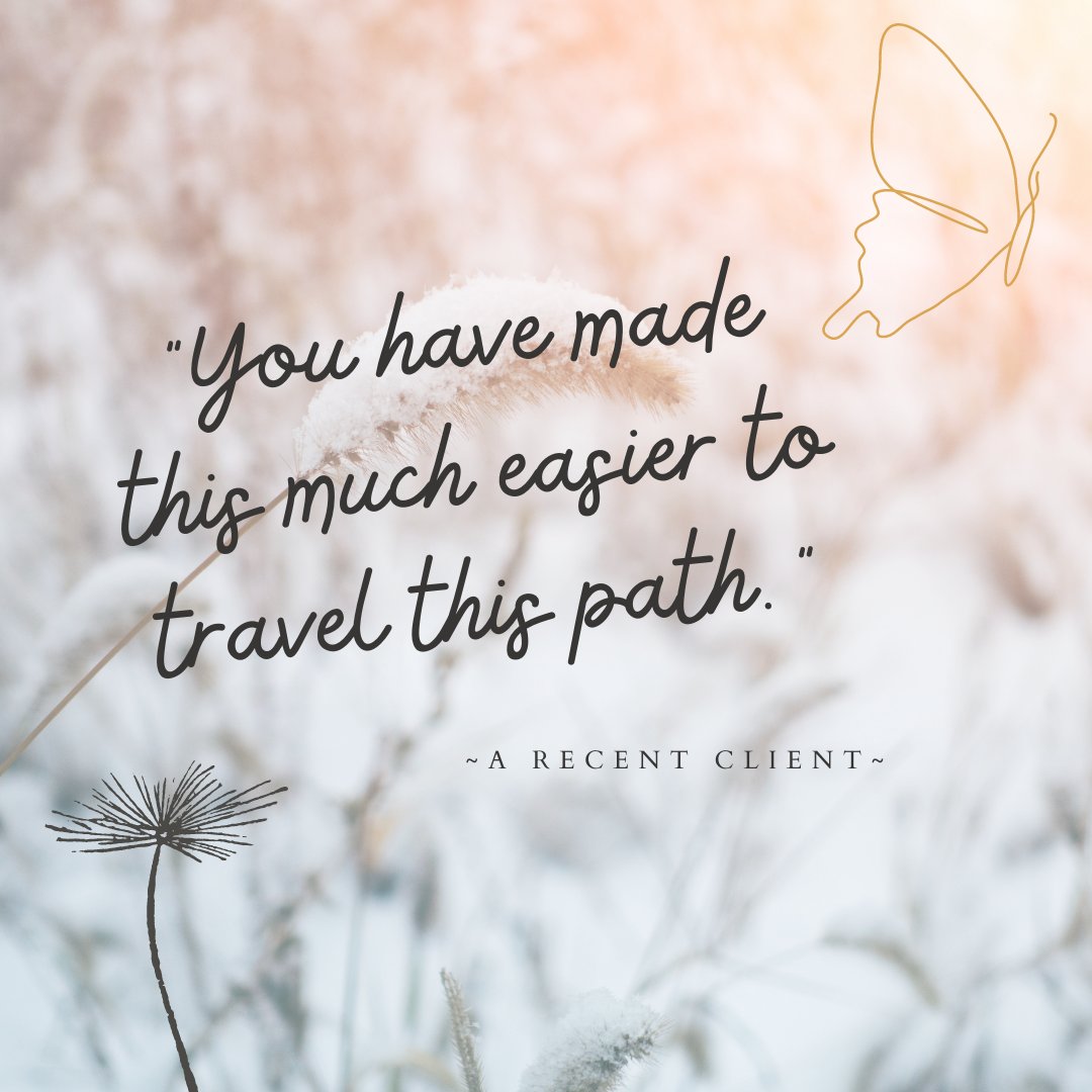 meganhad's tweet photo. The way forward is together somehow, sharing truths and reconciling harms.

(text reads: "You have made this much easier to travel this path." - A recent client)

#coachingspirit #nbchwc https://t.co/CyE1uEBMj4