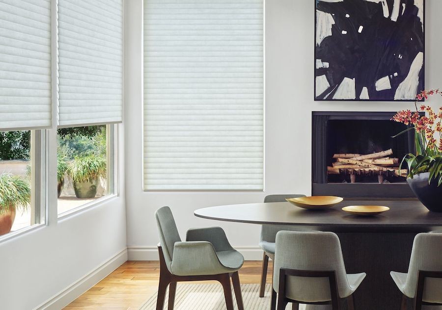 BlindscapesNM's tweet photo. When natural light is softened to create a calming glow, mood is instantly lifted. Hunter Douglas Sonnette™ Cellular Roller Shades produce this aura of light with two layers of fabric featuring subtle curves. 

#HunterDouglas https://t.co/Sgr1S5hR1m