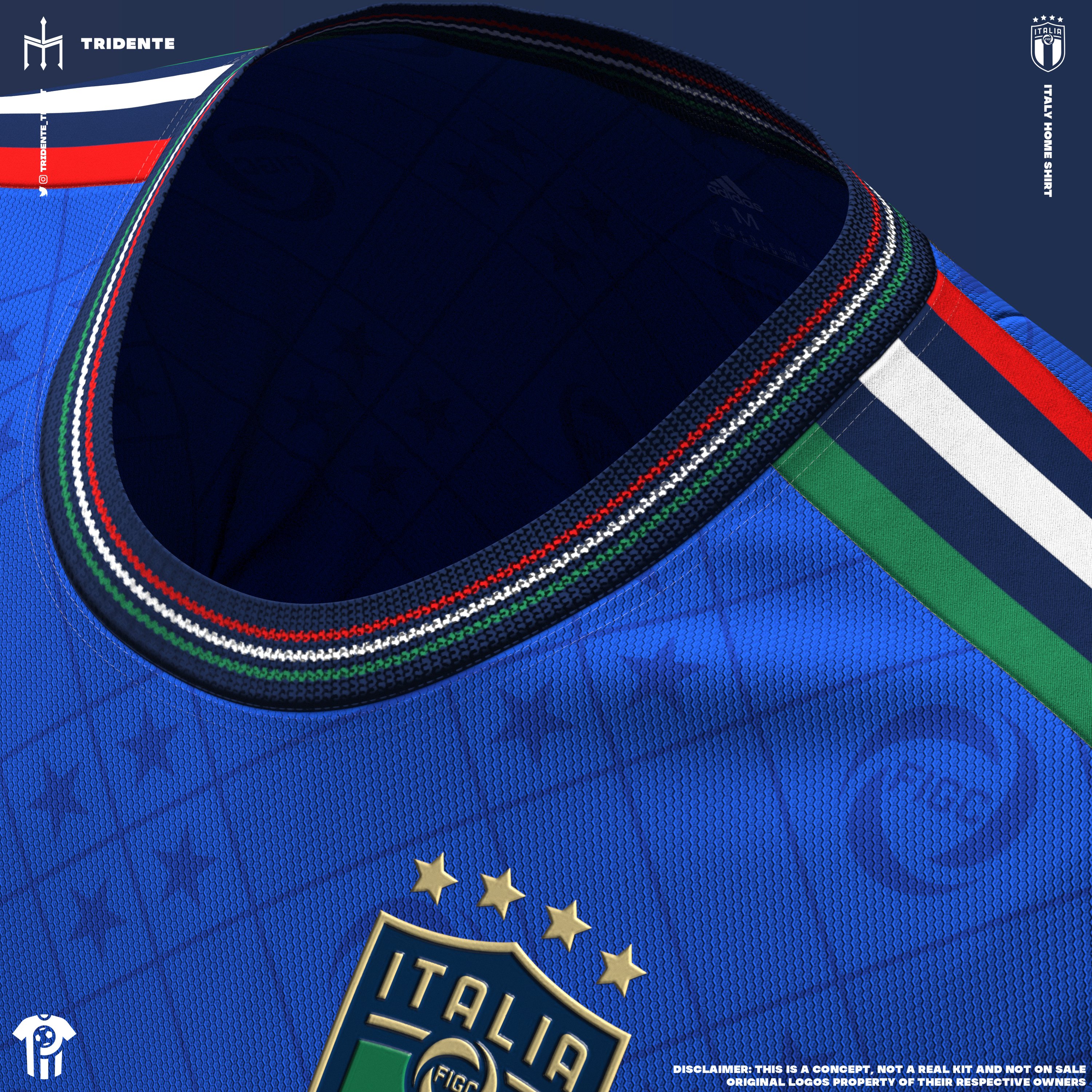 TRIDENTE on X Italia X Adidas Concept Home Kit Azzurri passionemaglie PMkitcontest Italia Italy Azzurri Adidas Conceptkit KitDesign tridente If you like it please and https t cBdjOw6NQm X