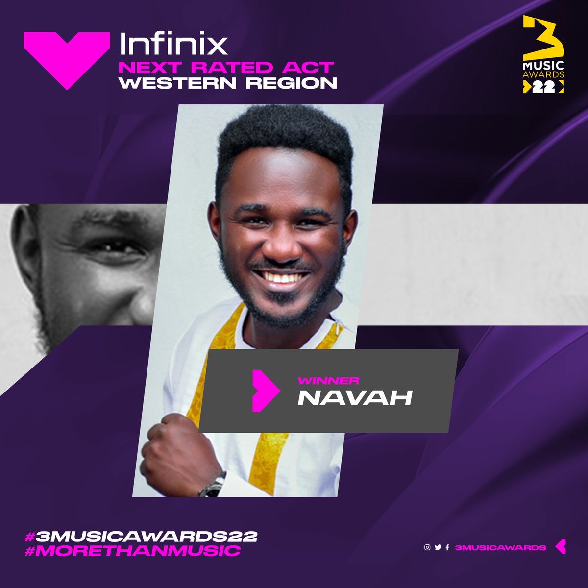 Spice919fm's tweet photo. @NavahVocals is the winner for @3musicAwards "Infinix Next Rated Act - Western Region" 🎉🌠
 
#3MusicAwards22 #MoreThanMusic
#Spice919fm #Waayɛdɛw https://t.co/hBgKnirWSj