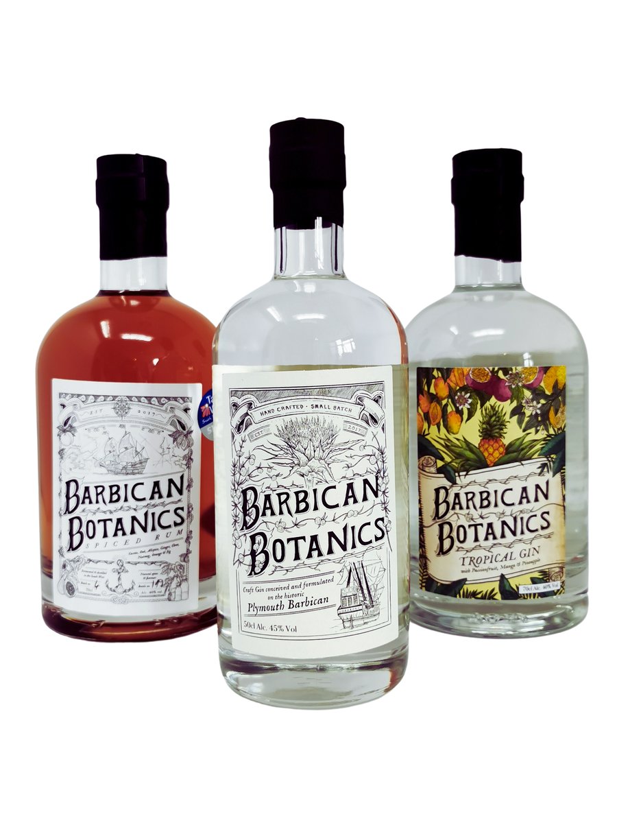 devonginguide's tweet photo. The Devon Gin Guide is a collective of 16 gin distilleries operating in Devon, including:
Barbican Botanics
Hand crafted, small batch premium Artisan Gin and Spiced Rum located in the historic Barbican area of Plymouth in the South Wests largest combined Gin Shop and Bar. https://t.co/cfOECXgDas