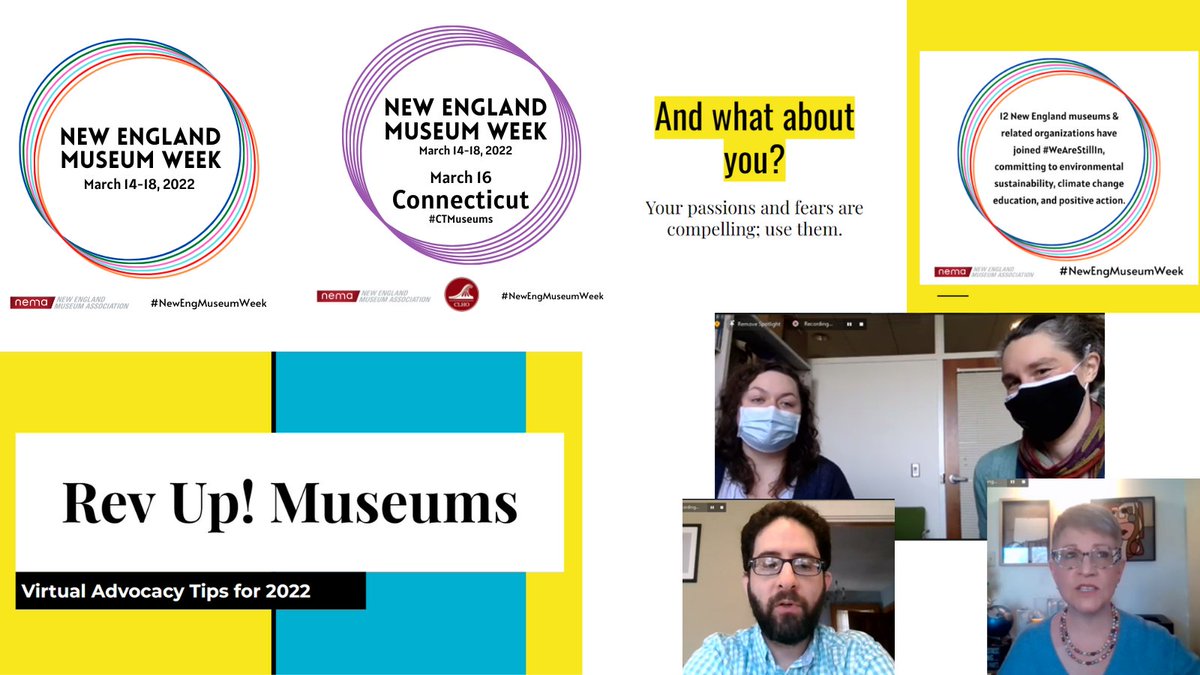 NEMAnet's tweet photo. Thank you to everyone that joined us this morning to talk #CTMuseums and #MuseumsAdvocacy. A big thank you to @CTHumanities, @CTLHO &amp;  @CTOfficeofArts for giving us updates for #NewEngMuseumWeek! https://t.co/hdeycBGz1D