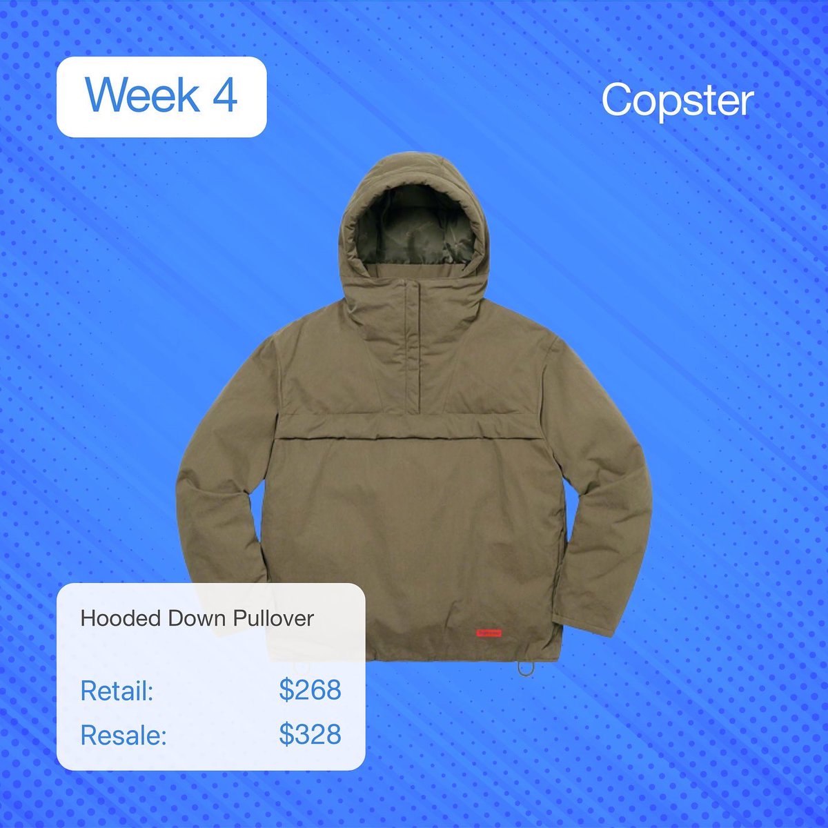 copster_app's tweet photo. DROPLIST WEEK 4 - Releasing 17th March 
Cop🔥 or Drop🗑?  
What are your favourite items? Let us know! https://t.co/WjOybTlhEi