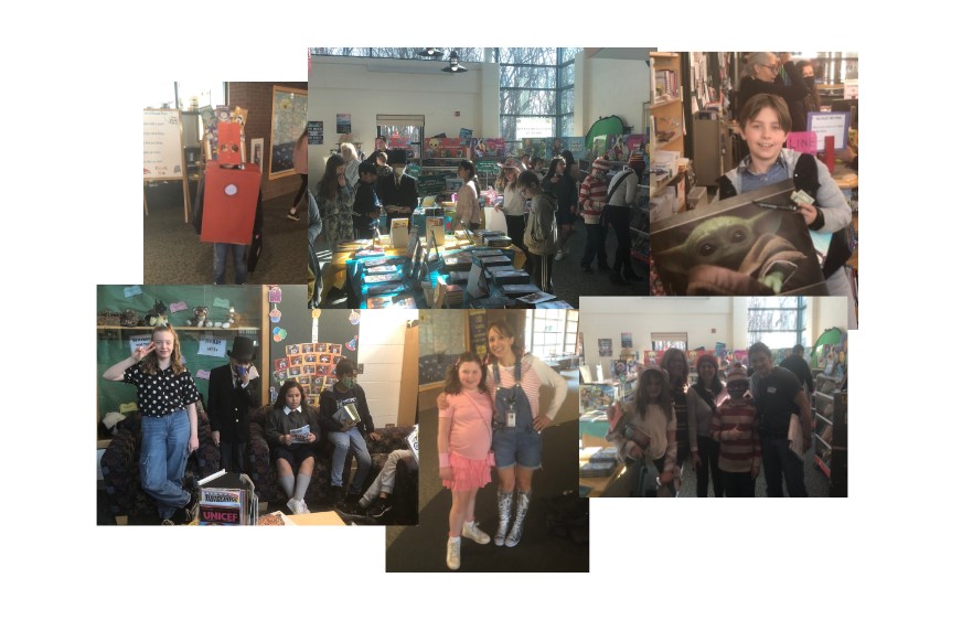 WWUESFarmington's tweet photo. What better place to dress as your favorite character in a book then at the Book Fair #fpsleadingtheway https://t.co/qK9Y5xu816