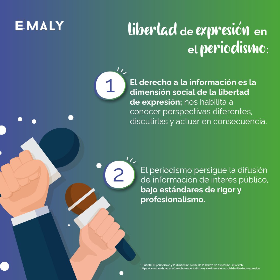 EmalyCB's tweet photo. 👩‍💼 Libertar de expresión en el 𝐩𝐞𝐫𝐢𝐨𝐝𝐢𝐬𝐦𝐨. 

#Periodismo #Expresion #LibertadDeExpresion https://t.co/8kvHt7FvMo