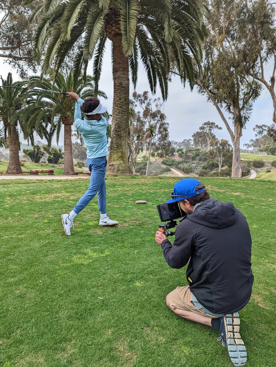 GOLFTEC's tweet photo. Day three of filming at the Goat with Joe Hooks! @goathillpark @ohsnaphooks #TeamGOLFTEC https://t.co/ShjQFNQ2uL