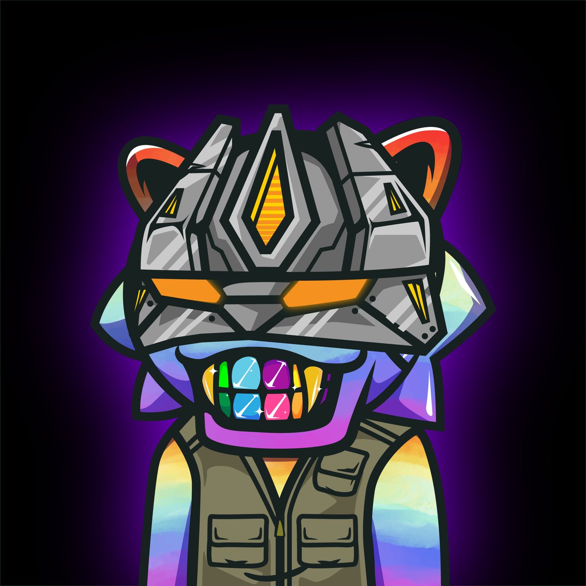 KeroverseNFT's tweet photo. Although our art is unique, we dedicated part of our collection as a tribute to a project that we love and personally inspires US! @DeGodsNFT 💜 💜

Let us know what you think about these #KEROBOTS in the comments!

#KeroVerseNFT #SolanaNFTs #NFTCommmunity https://t.co/S8PKSJXGuB