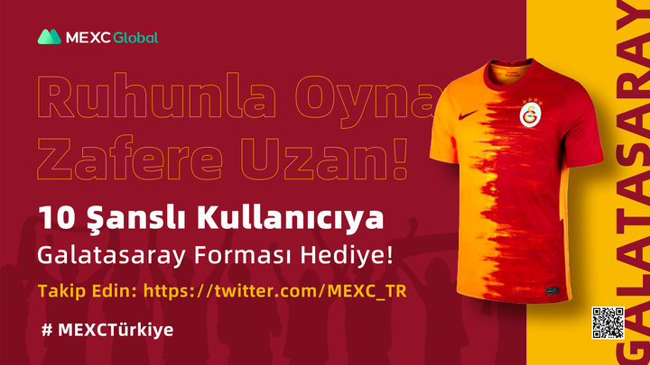 MEXC_Topluluk's tweet photo. 🚀MEXC Türkiye @GalatasaraySK'ye Başarılar Diler! 

✅ @MEXC_TR'yi takip et
✅ Telegram grubuna katıl: https://t.co/BxaH4lCzVm
✅ Sevdiğin 5 futbolcuyu etiketle⚽️
✅ Retweetle

10 Şanslı Kullanıcıya,
Galatasaray Forması Hediye!
Katılım: https://t.co/i03tMF7XIC https://t.co/TWMG3Kk191