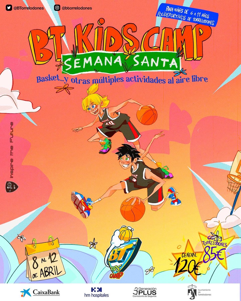 BTorrelodones's tweet photo. 🏀 CAMPUS SEMANA SANTA 🏀

Os recordamos que esta Semana Santa tenemos los mejores planes para pasar unas vacaciones llenas de baloncesto! 

⬇️ No dudéis en informaros a través del siguiente link ⬇️

https://t.co/glTFl3o39Y https://t.co/7YR0SKRdQn