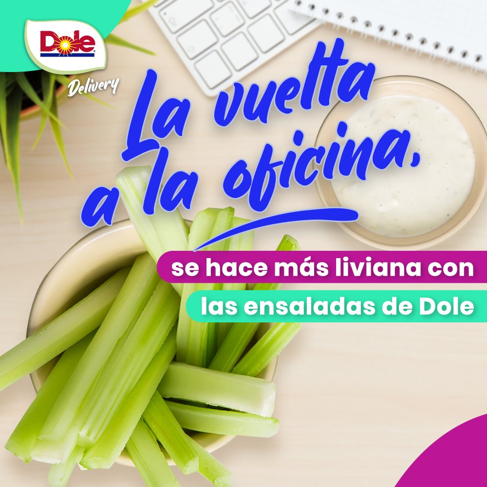 dolechile's tweet photo. Sabemos que la vuelta al trabajo puede ser un poco pesada, por eso, te recomendamos nuestras ensaladas que te harán más liviana la vuelta al trabajo. Acompaña tus comidas con nuestras ensaladas y disfruta de lo rico de comer sano. 

#ViveSano #ViveDole https://t.co/gijoejoHil