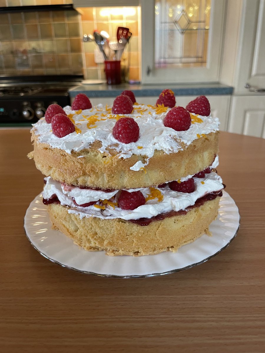 LetMeBeMeLtd's tweet photo. Happy Birthday to a special Service User today.  Home made birthday cake to be enjoyed by all - vanilla sponge with fresh cream, raspberries &amp; orange zest. https://t.co/Ouv0TNhT2i