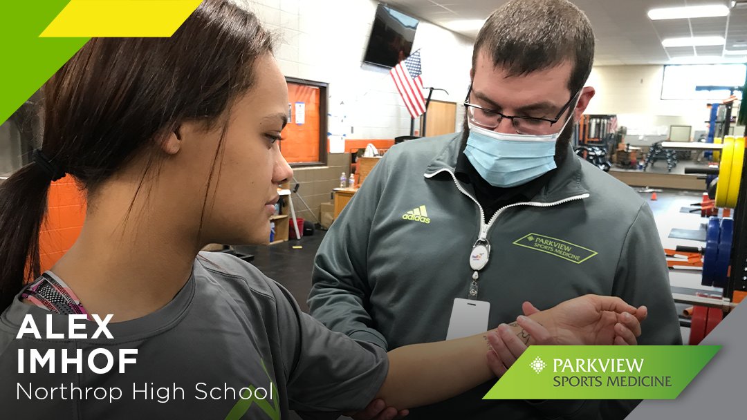 Northrop High School is celebrating National Athletic Training Month by recognizing <a href="/PSM1Team/">Parkview Sports Medicine</a> Athletic Trainer Alex Imhof. We thank Alex for joining the Bruin Team and for all the care he provides our student-athletes. 
#NATM2022 #ProvidingHealthCareEverywhere