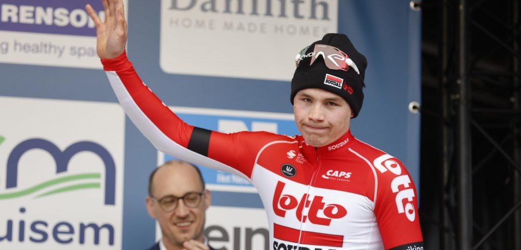 WielerFlitsBE's tweet photo. INTERVIEW | Arnaud De Lie blij met podiumplaats: “Ik leer elke koers bij”

https://t.co/YuAHQgty3I

🇧🇪 #wielrennen #koers #NokereKoerse #DNK22 @NokereKoerse https://t.co/L9kulhzFTg