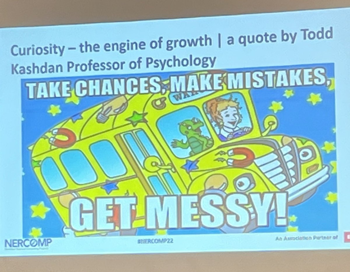cavannafitz's tweet photo. Do you have a growth or fixed mindset? Move to a growth mindset. Take chances, make mistakes, and get messy! @NERCOMP @educause https://t.co/cDmq3XBSLB