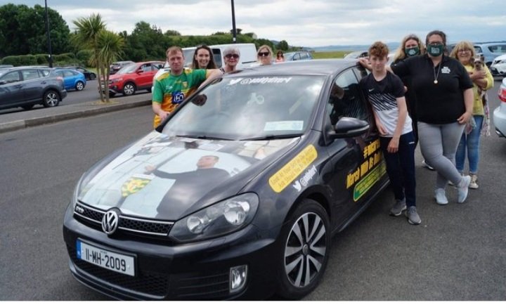 AshlingSmith9's tweet photo. Paddy always had a drive in him, also on the go. But when it's time to take a step back for your family we understand #micapaddysday #micaredress https://t.co/yNSOWiaRoR