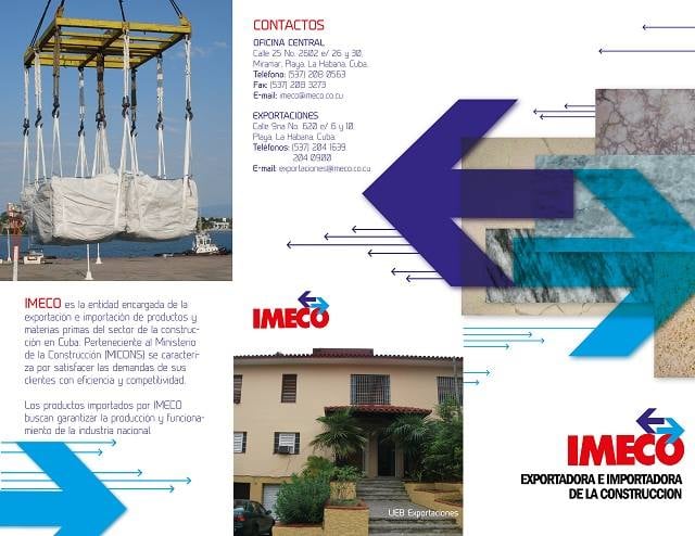 CubaMicons's tweet photo. FECONS 2022 contará con la presencia de #IMECO, empresa integrada a la #OSDE_GEDIC con más de 20 años de experiencia en comercio exterior, aplicado a la exportación e importación de productos y bienes de la construcción.
#FECONS2022
#RevolucionEsConstruir
#ConstruyendoElFuturo https://t.co/DiKp0fLXDW