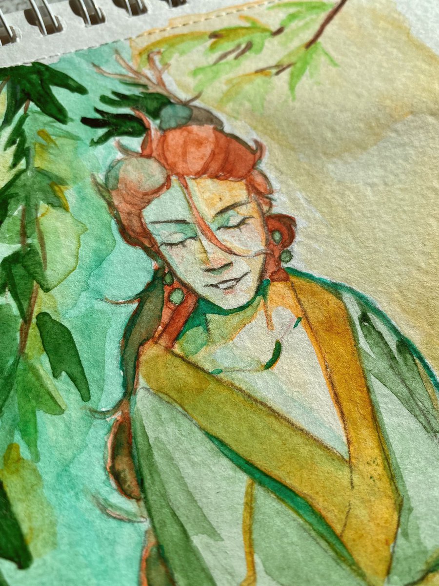 macgufinn's tweet photo. 🐠🍃

#watercolor #oc https://t.co/nZhGy8Gm4k
