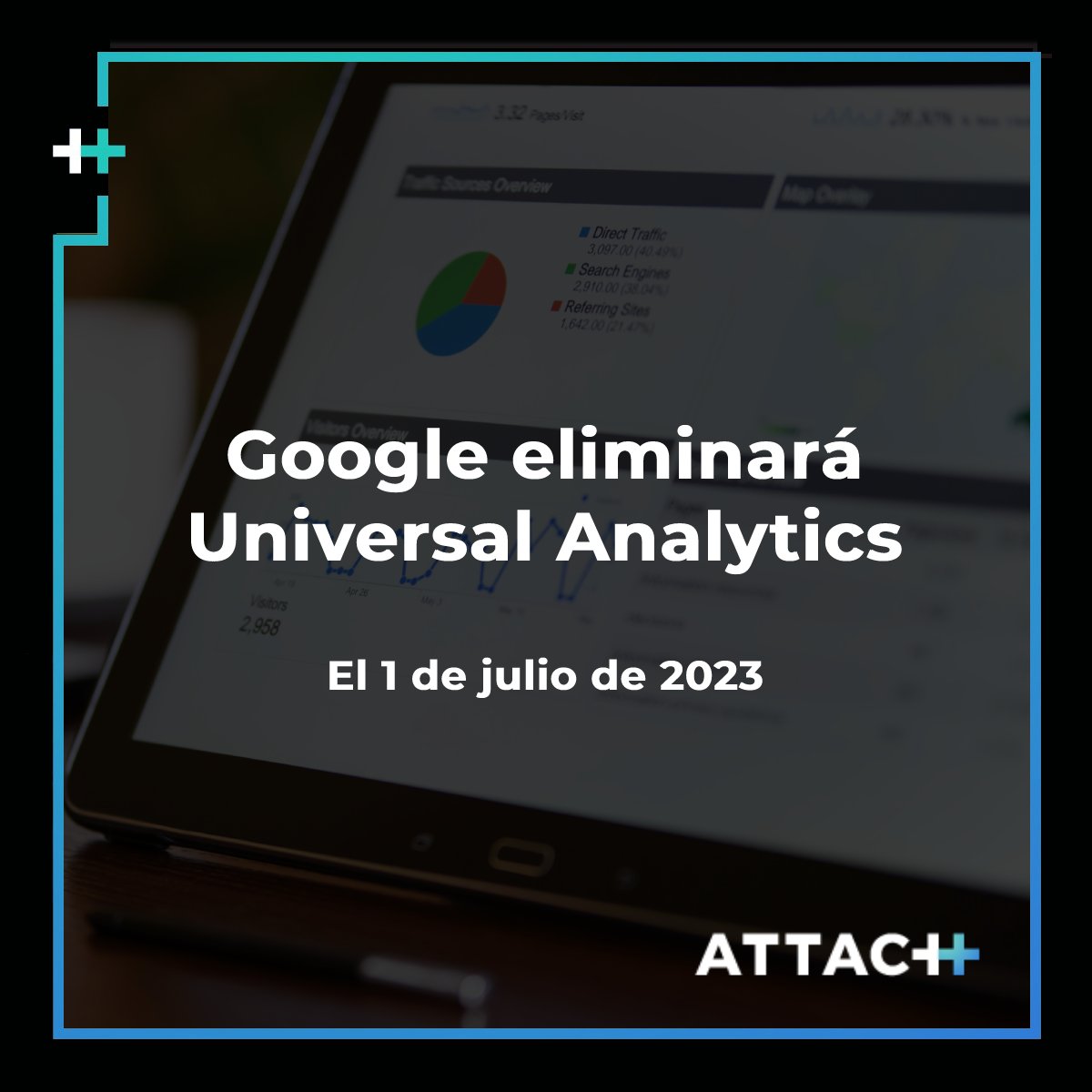 Attachconsultor's tweet photo. Google anunció el fin de Universal Analytics

Esta herramienta solo funcionará hasta el 1 de Julio del 2023

Si deseas una asesoría puedes escribirnos a info@attachmedia.com

#UniversalAnalytics #GoogleAnalytics #GA4 #GoogleAnalytics4  #Data https://t.co/uAEJdaX3u6