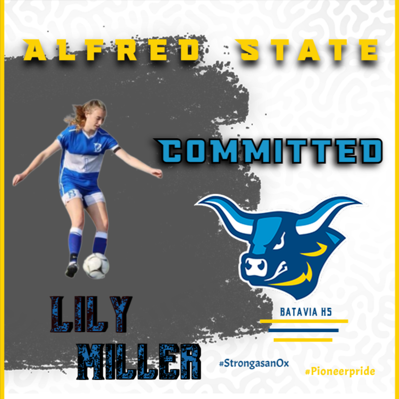 AlfredStateWSoc's tweet photo. Lily Miller is a great addition to our 2022 roster. Welcome to the family Lily ! #SectionVsoccer #Batavia #Alfredstatewomenssoccer #Pioneerfamily https://t.co/JWOsjUEQxQ