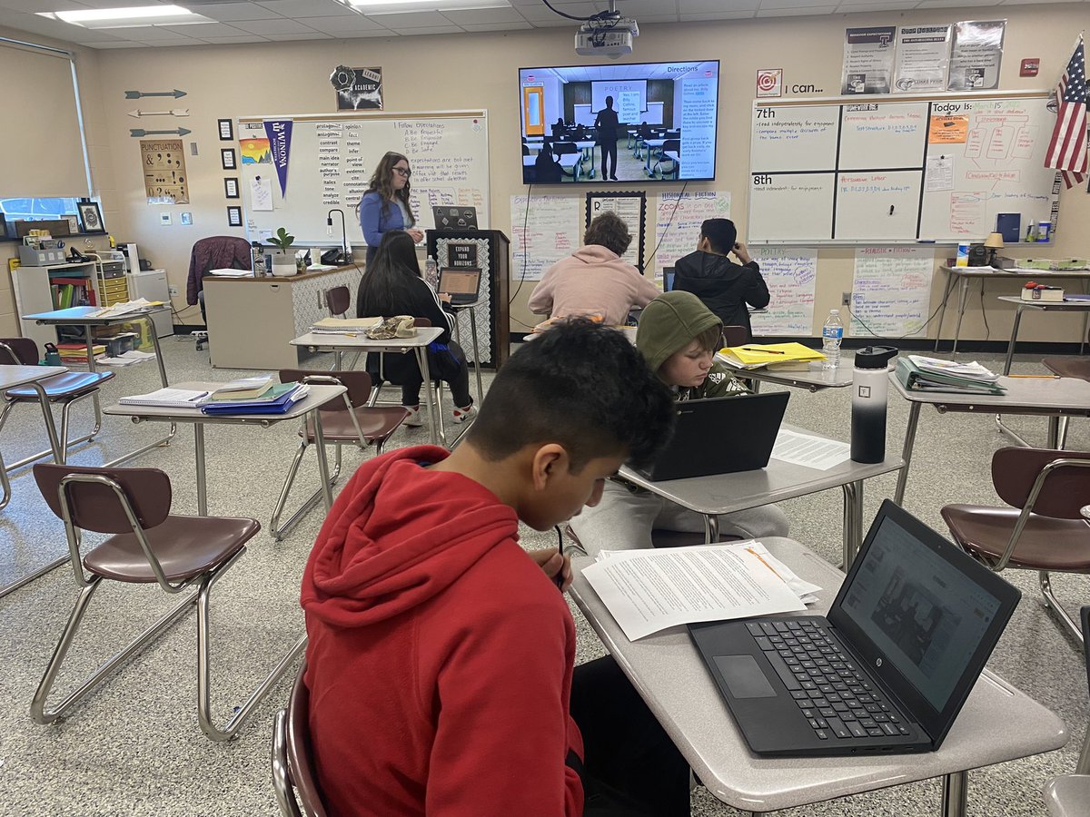 Poetry Escape Room and Stations in 8th grade ELA <a href="/LukeLutterman/">Luke Lutterman</a> #WeAreTriton