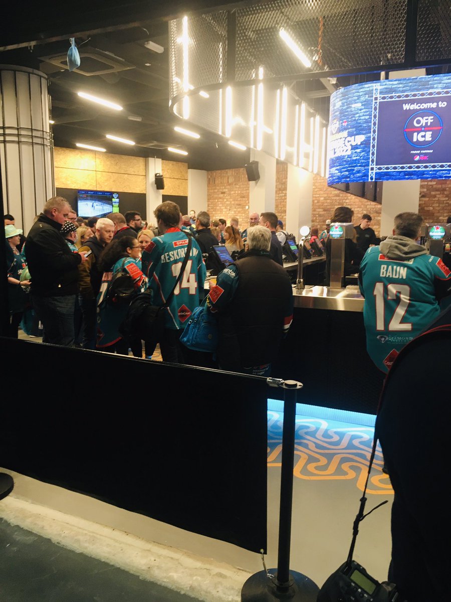 Fantastic pre game atmosphere..Belfast  Giants v Cardiff Devils #challangecupfinal