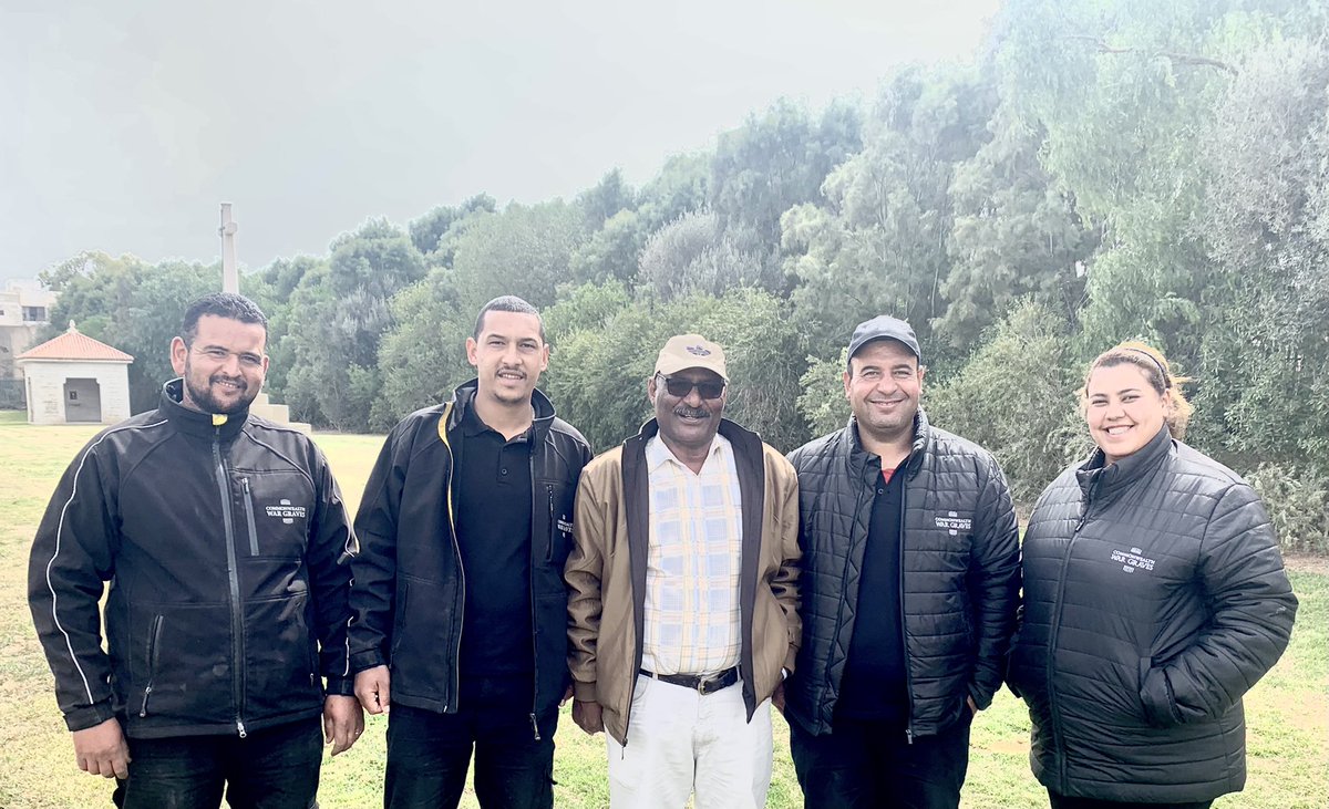 rejeb_ghassen's tweet photo. Horticulture Superviser North Africa @baghdady_rashed gives today our Gardener at Enfidha WC training in Machinery maintenance and uses
@CWGC @georgeelia5 @RodCarkett https://t.co/709YmMK6ZB